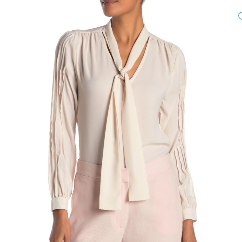 Walter Baker Hilana Tie-Neck Blouse XS